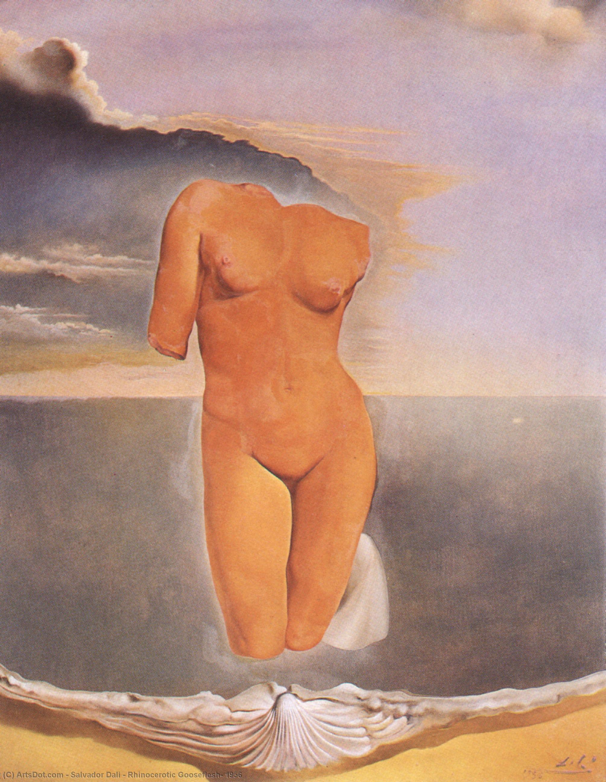 Piel De Gallina Rinocerótica, 1956 — Salvador Dalí