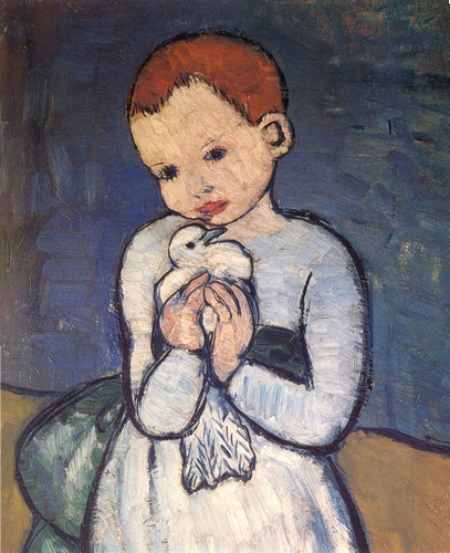 Detail Of Child With A Dove (boy With A Dove) — Pablo Picasso