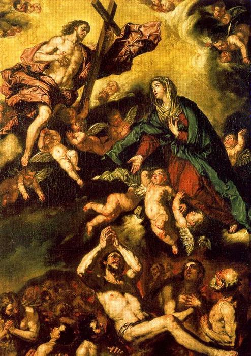 The Virgin Interceding For The Souls In Purgatory — Luca Giordano