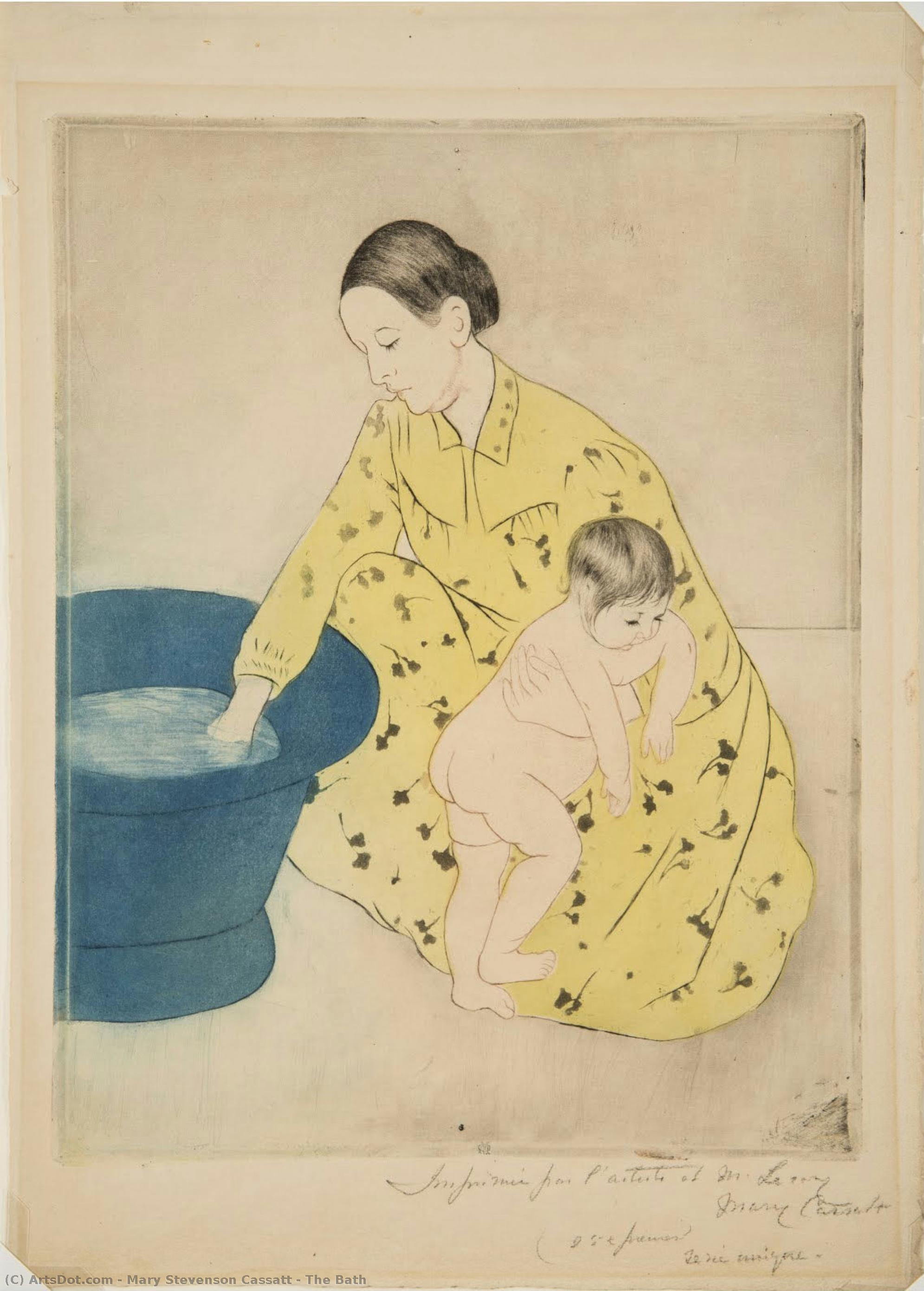 El Baño — Mary Stevenson Cassatt