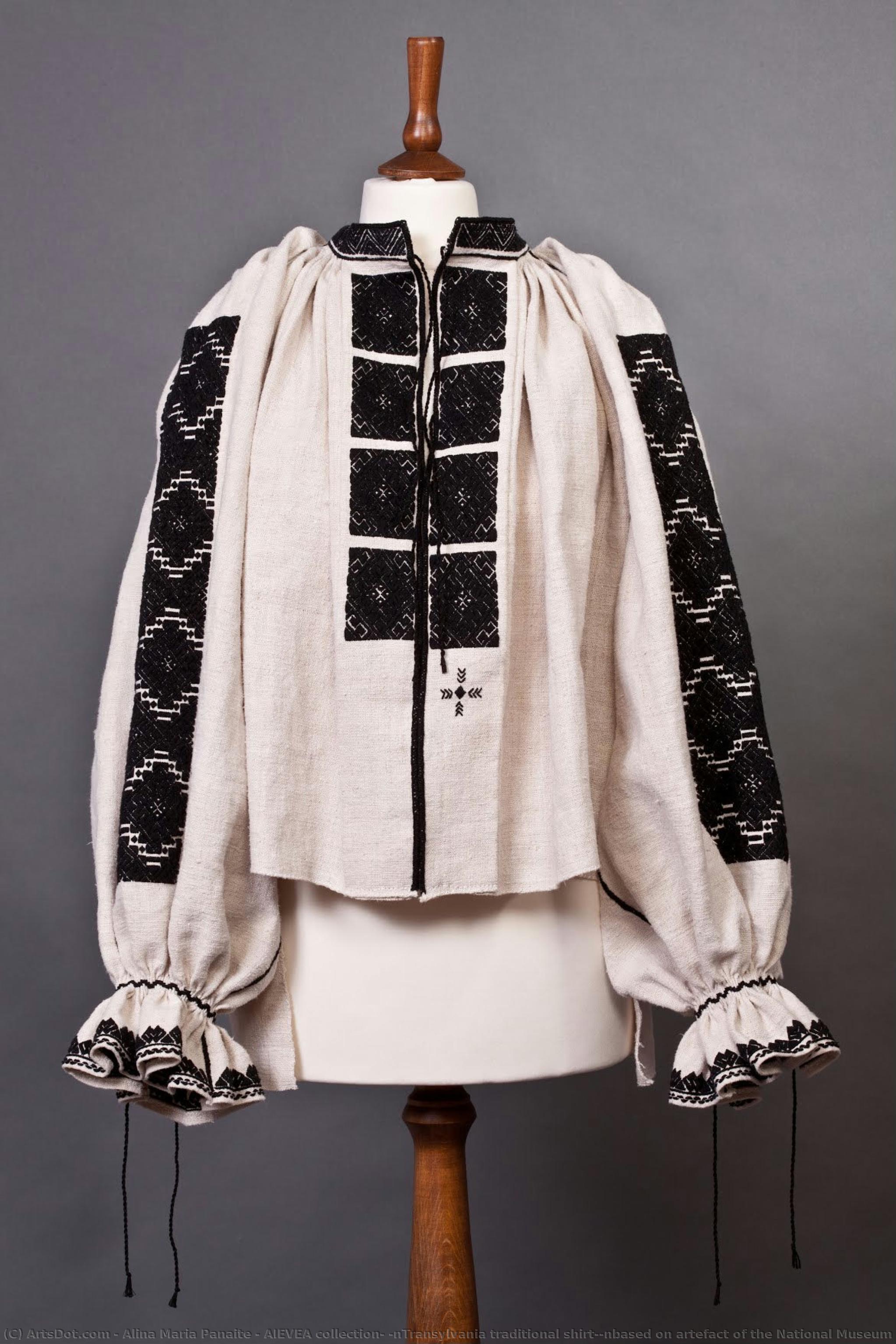 Aievea Collection; \ntransylvania Traditional Shirt;\nbased On Artefact Of The National Museum Of The Romanian Peasant — Alina Maria Panaite