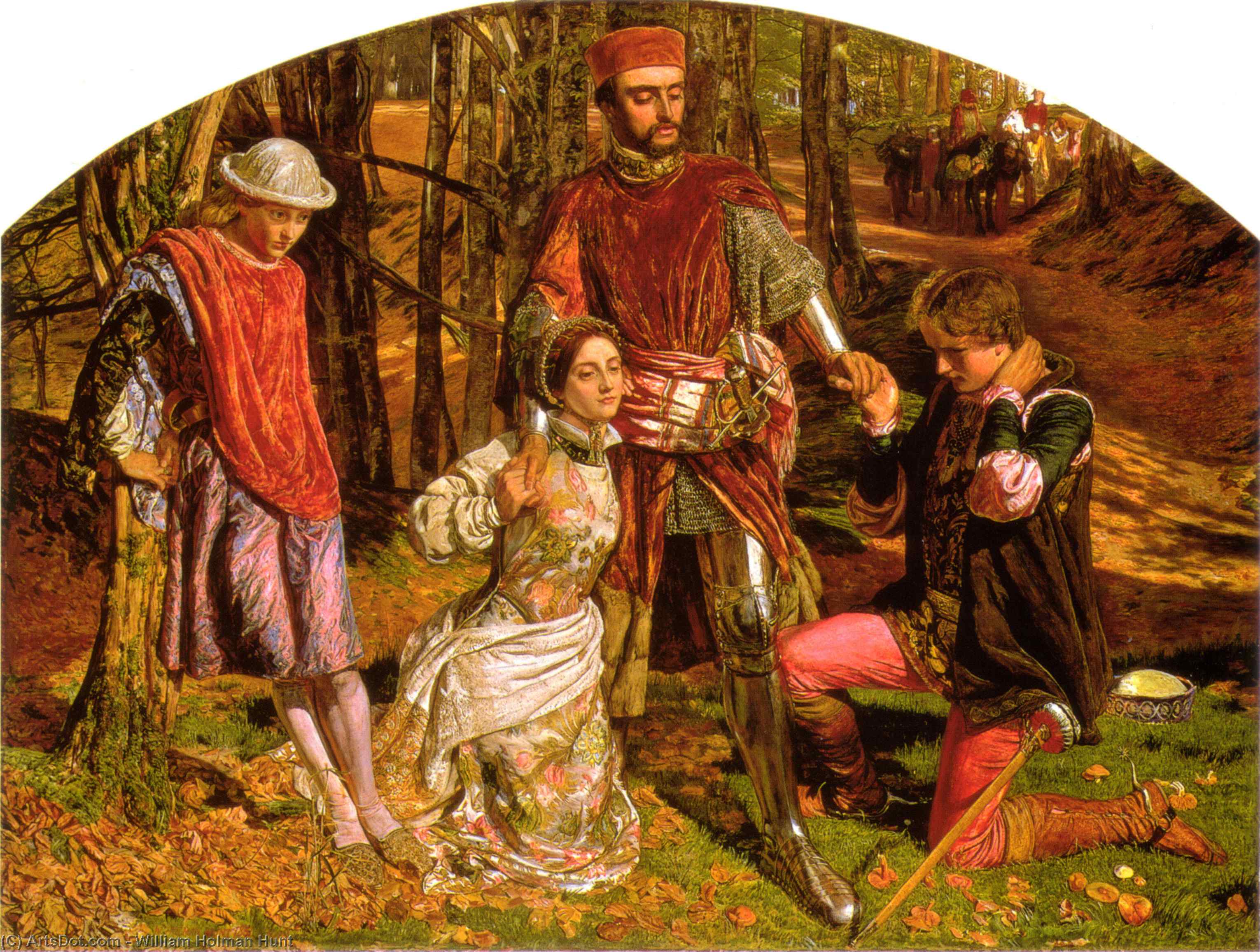 Valentine Sylvia From Proteus — William Holman Hunt