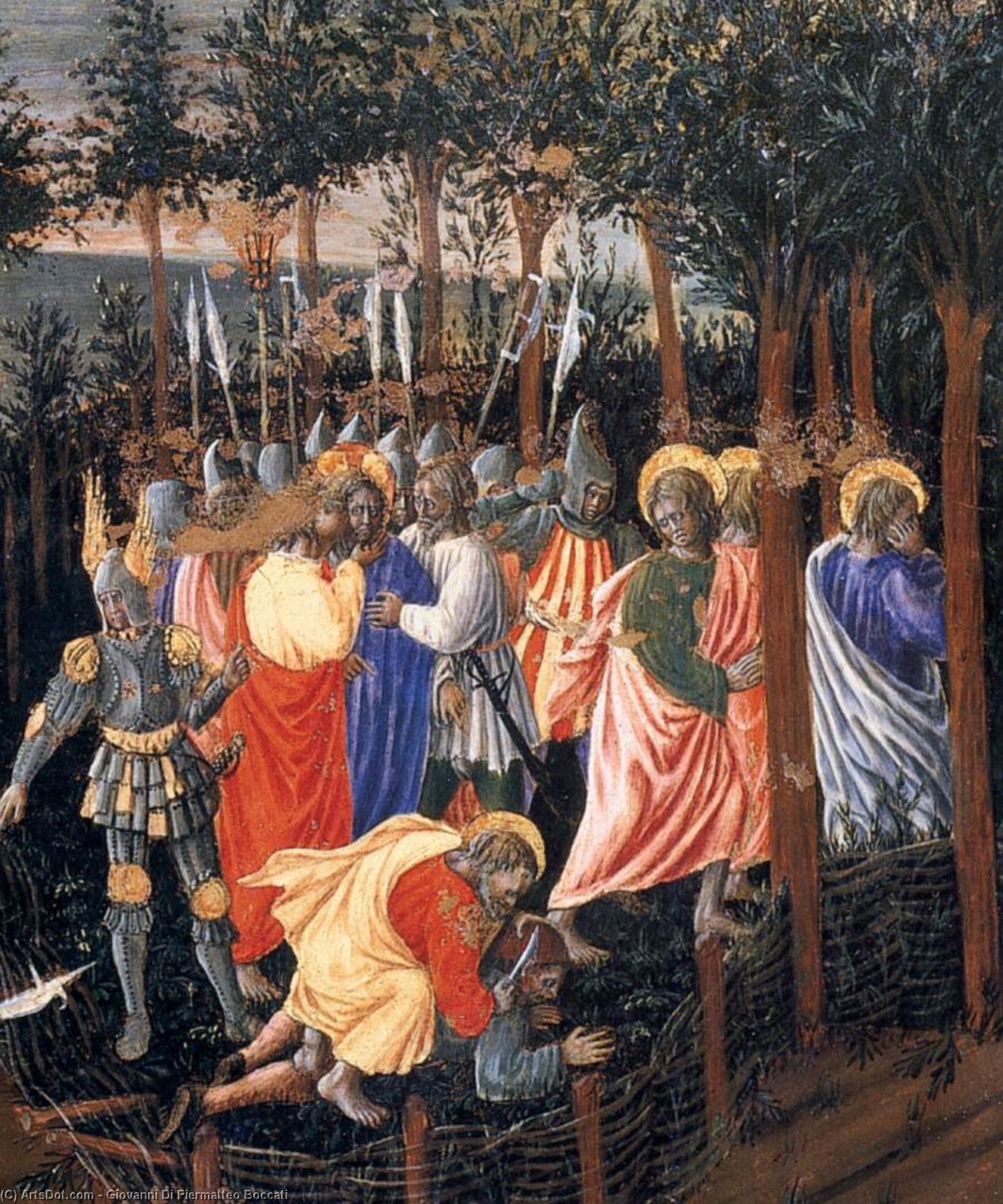 The Arrest Of Christ (detail) — Giovanni Di Piermatteo Boccati