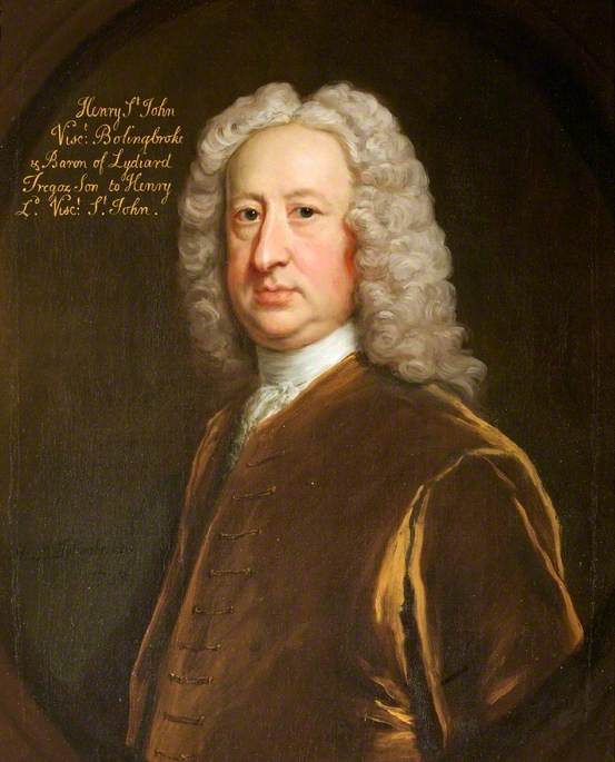 Henry St John (1678–1751), 1st Viscount Bolingbroke, Baron St John Of Lydiard Tregoze — Jonathan Richardson The Elder