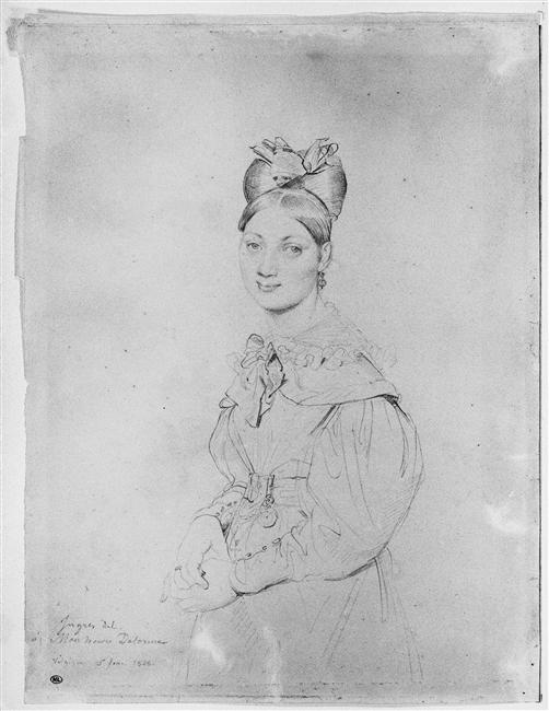 Portrait Of Miss Bonnard — Jean-auguste-dominique Ingres