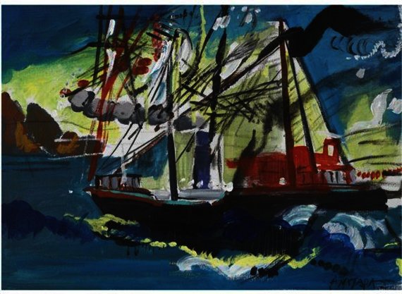 Ships In A Port — Dimitris Mytaras
