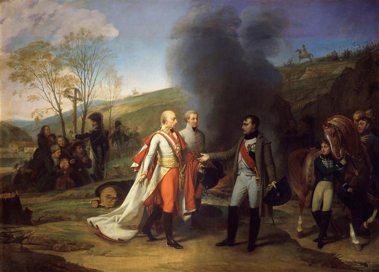 Entrevue De Napoleon 1er Et De Francois Ii Apres La Bataille D'austerlitz.4 Decembre 1805 — Antoine-jean Gros (baron Gros)