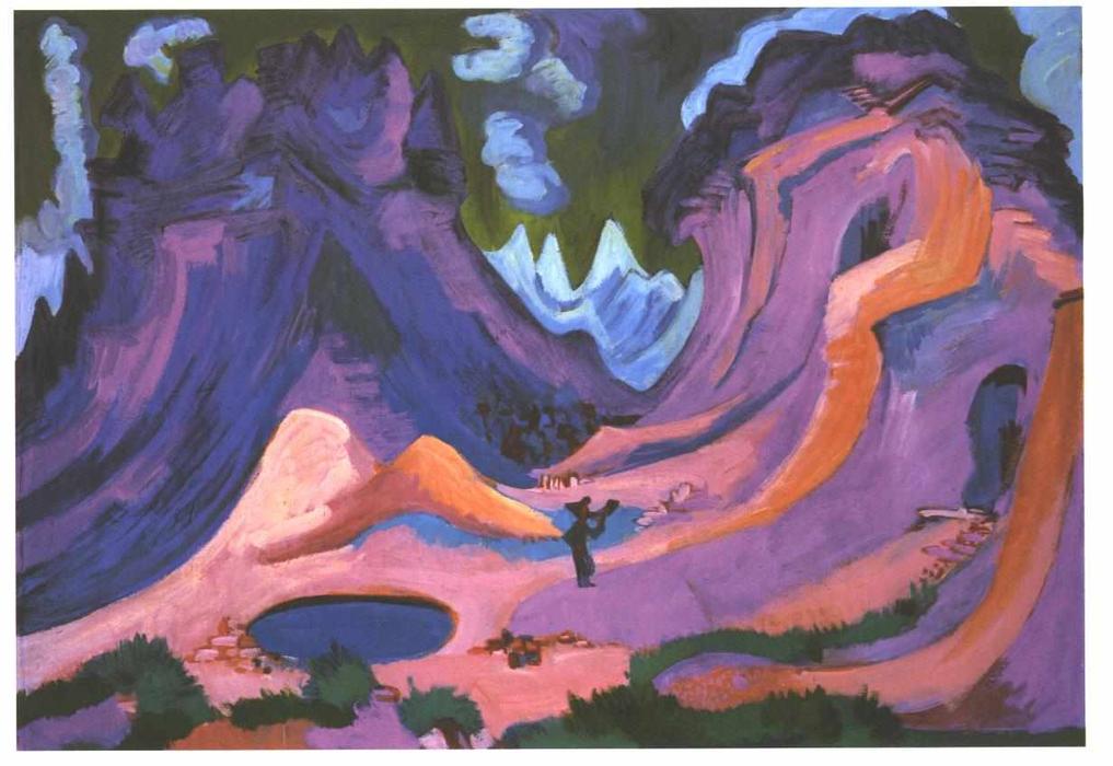 The Amselfluh — Ernst Ludwig Kirchner