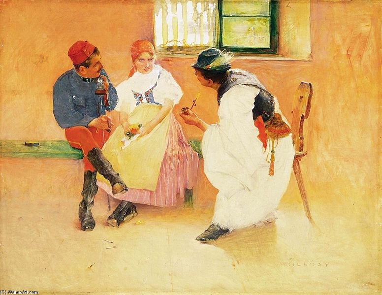 Between Two Fires - — Simon Hollósy