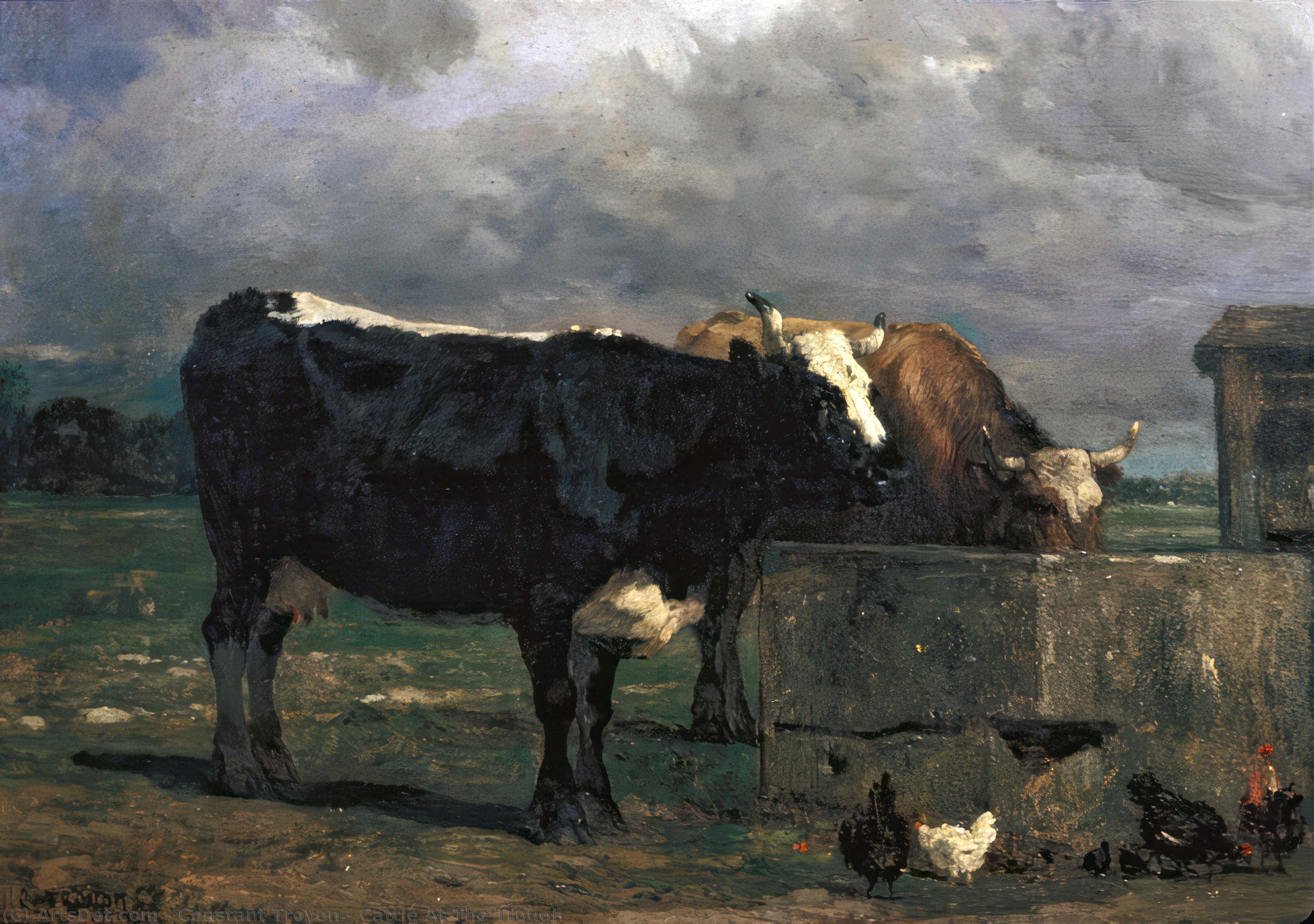 Cattle At The Trough — Константин Тройон