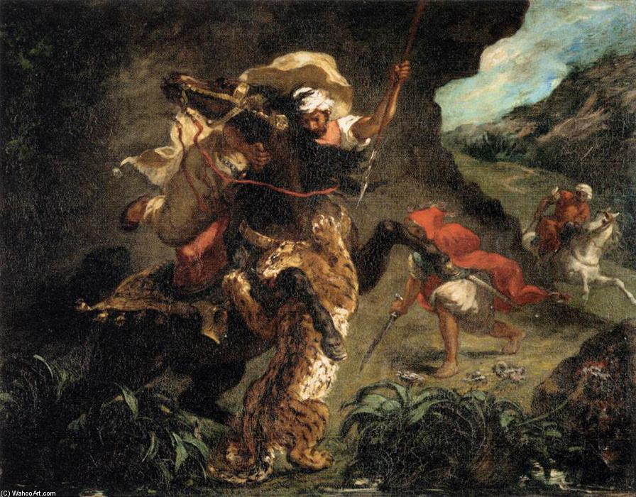 Tiger Hunt — Eugène Delacroix