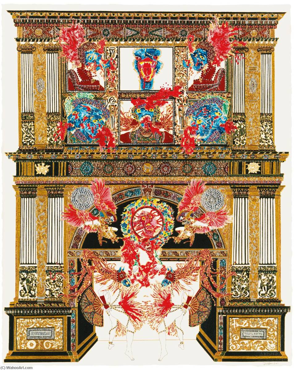 Absence Of God Vi (after Holbein) — Raqib Shaw