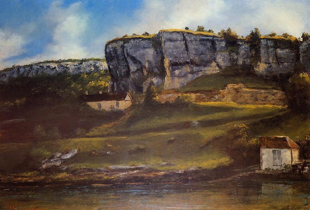 Paisaje De La Región De Ornans — Gustave Courbet