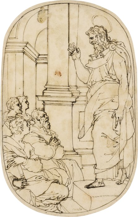 Saint Paul Preaching In Athens — Perino Del Vaga
