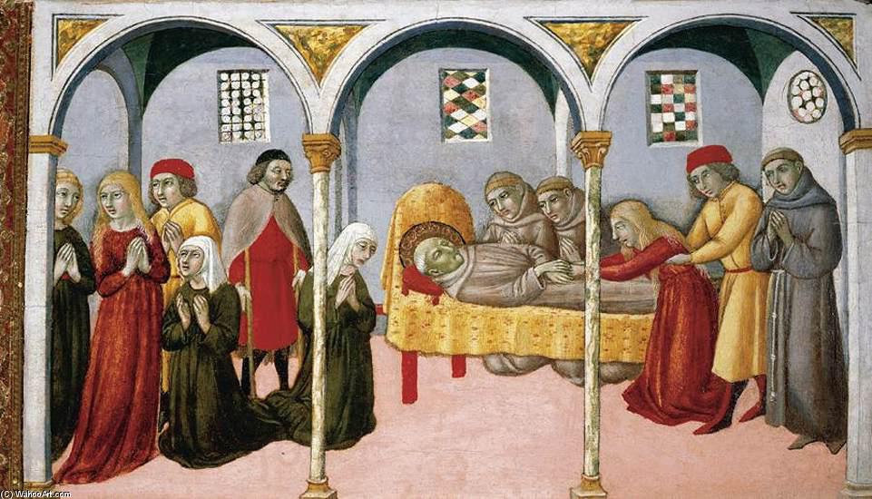 Donna Perna Being Cured On Approaching St Bernardino's Body — Sano Di Pietro