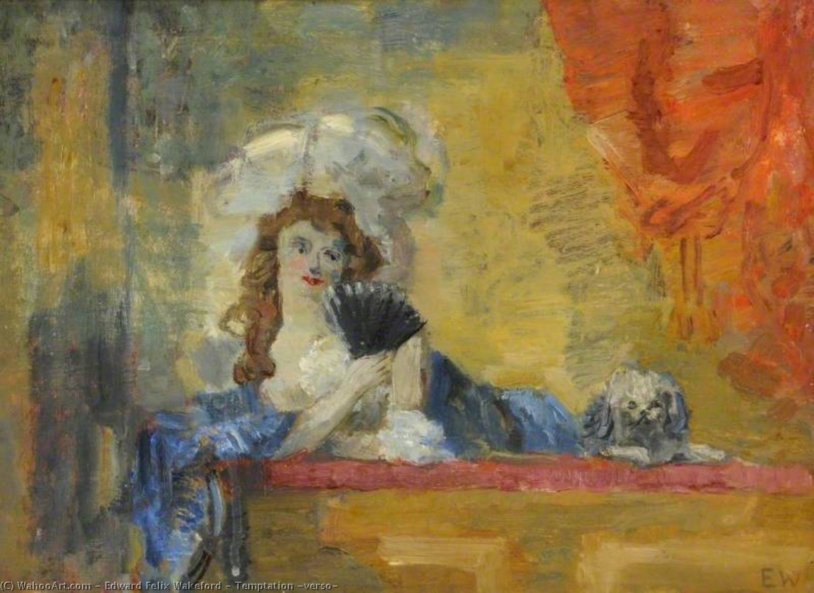 Temptation (verso) — Edward Felix Wakeford