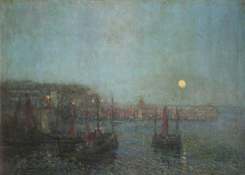 Twilight, St Ives Harbour — Albert Woods