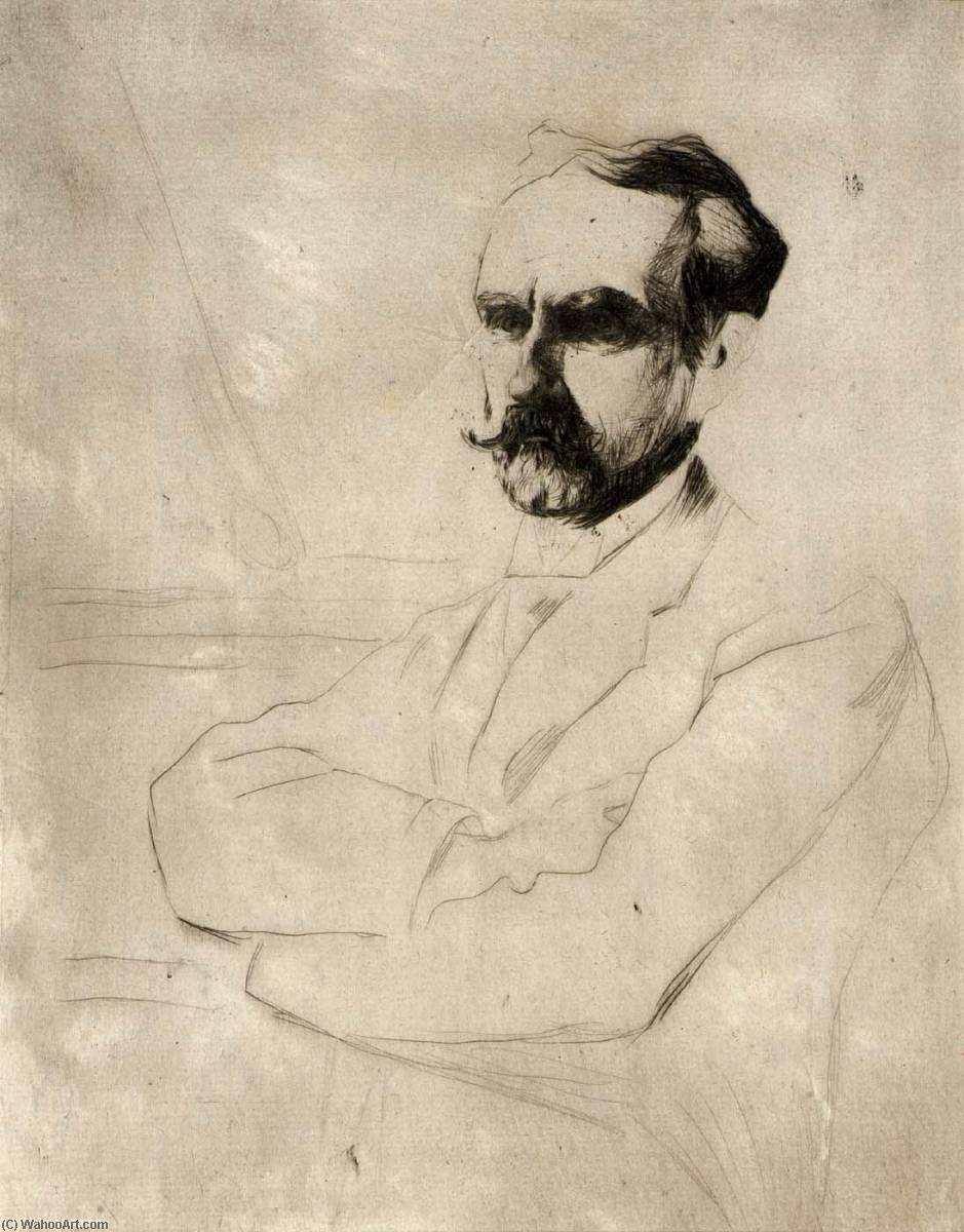 Portrait Of Dr. Robert F. Weir — Julian Alden Weir