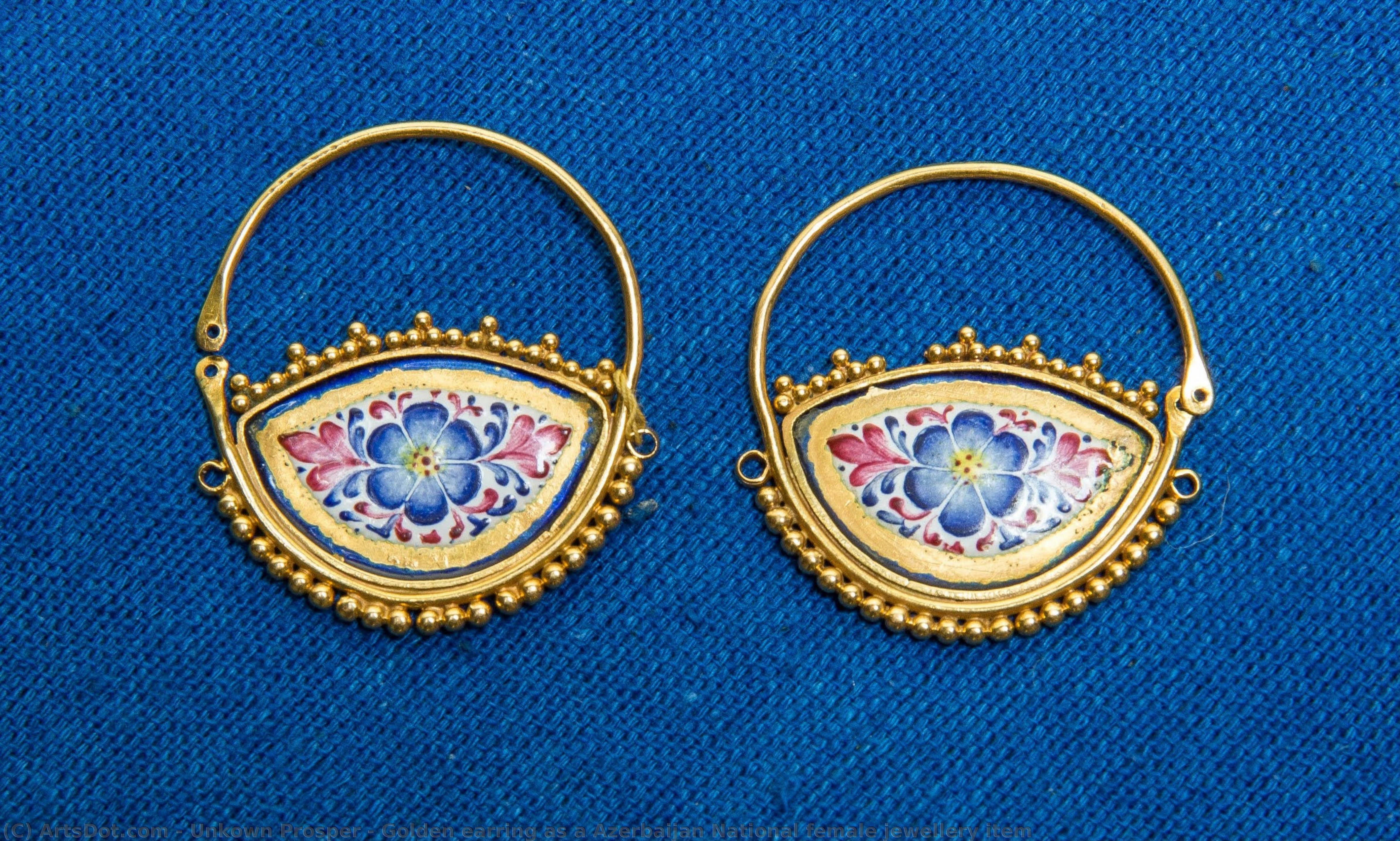 Golden Earring As A Azerbaijan National Female Jewellery Item — Unkown Prosper