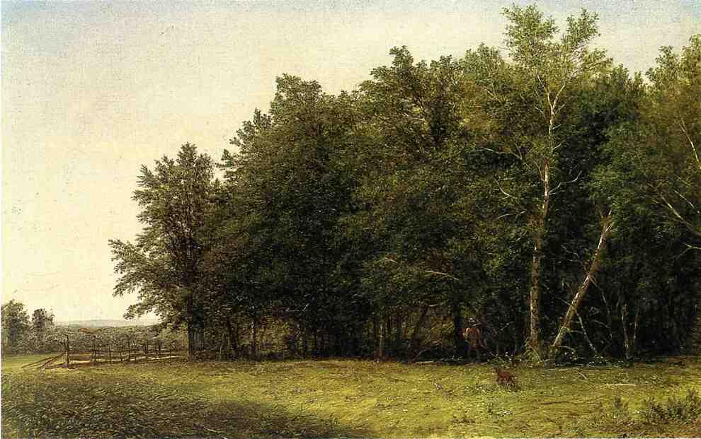 Landscape With Hunter — John William Casilear