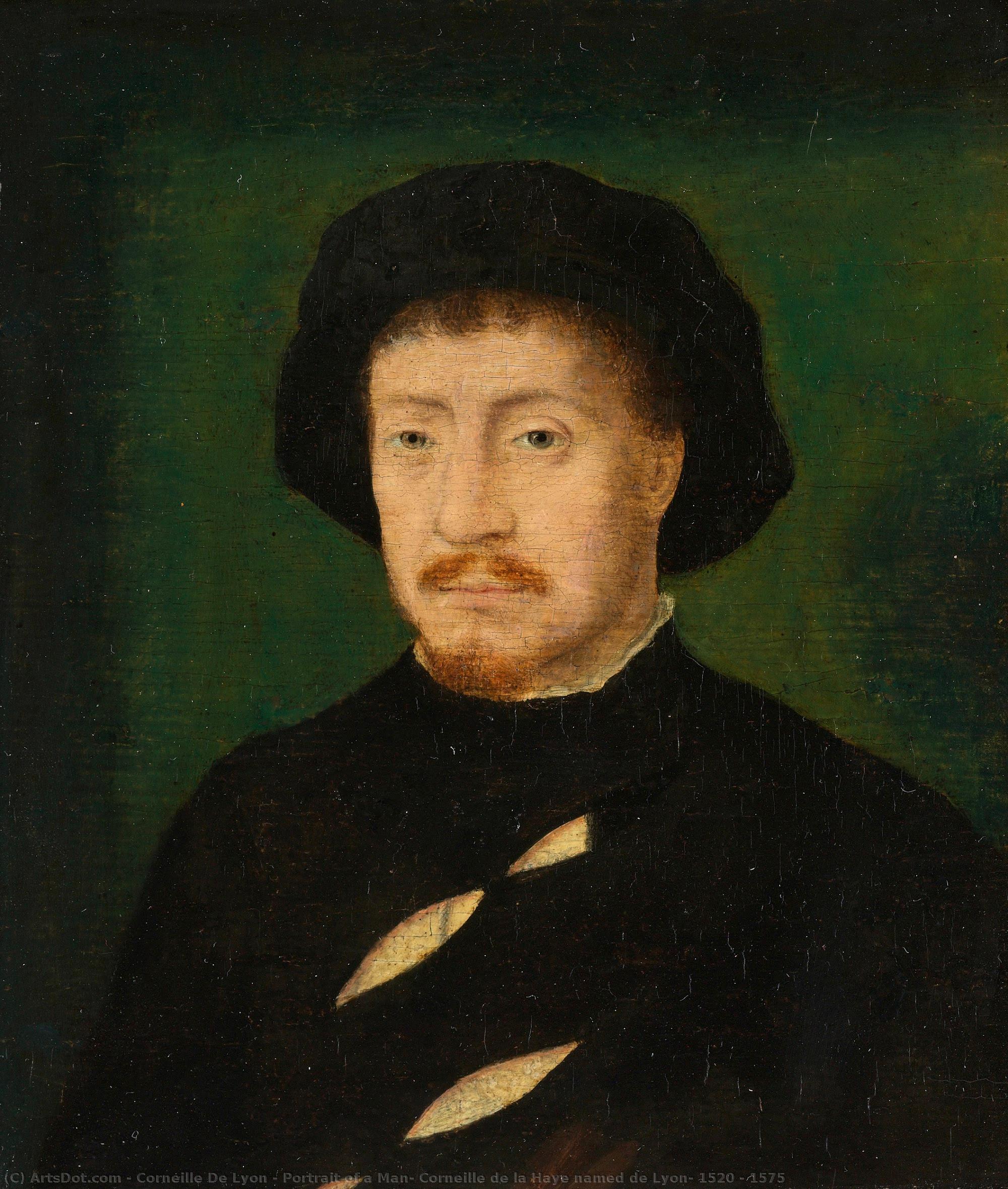 Portrait Of A Man, Corneille De La Haye Named De Lyon, 1520 - 1575 — Corneille De Lyon