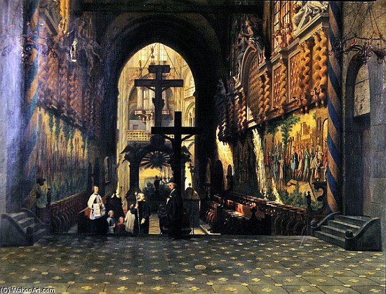 Interior Of The Church Of Saint Gereon At Cologne — アドリアン・ドーザッツ