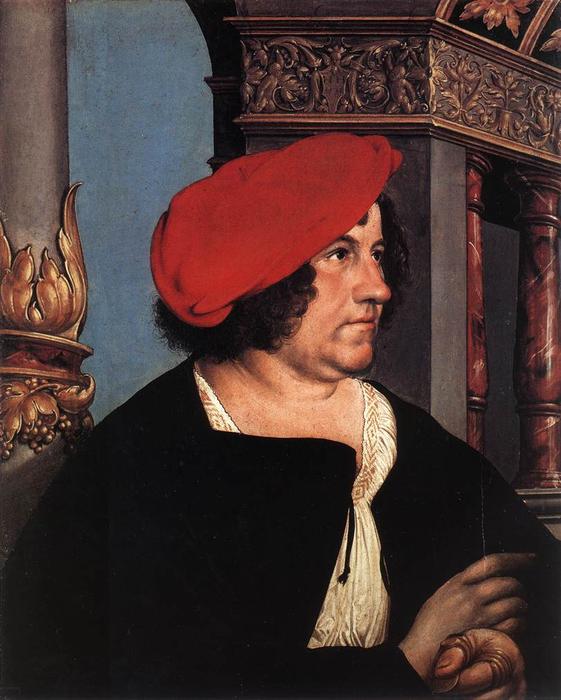 Retrato De Jakob Meyer Zum Hasen — Hans Holbein El Joven