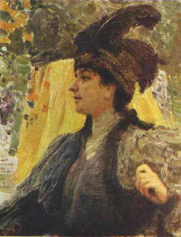 Portrait Of V. V. Verevkina. — Ilya Yefimovich Repin