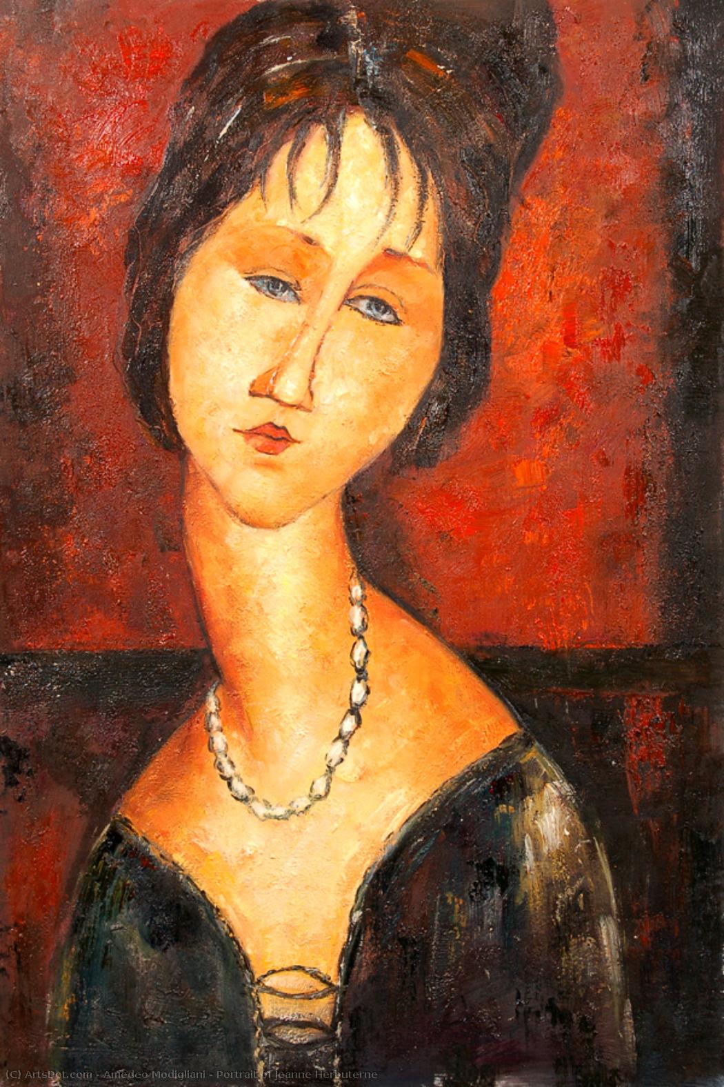 Portrait Of Jeanne Herbuterne — モディリアーニ