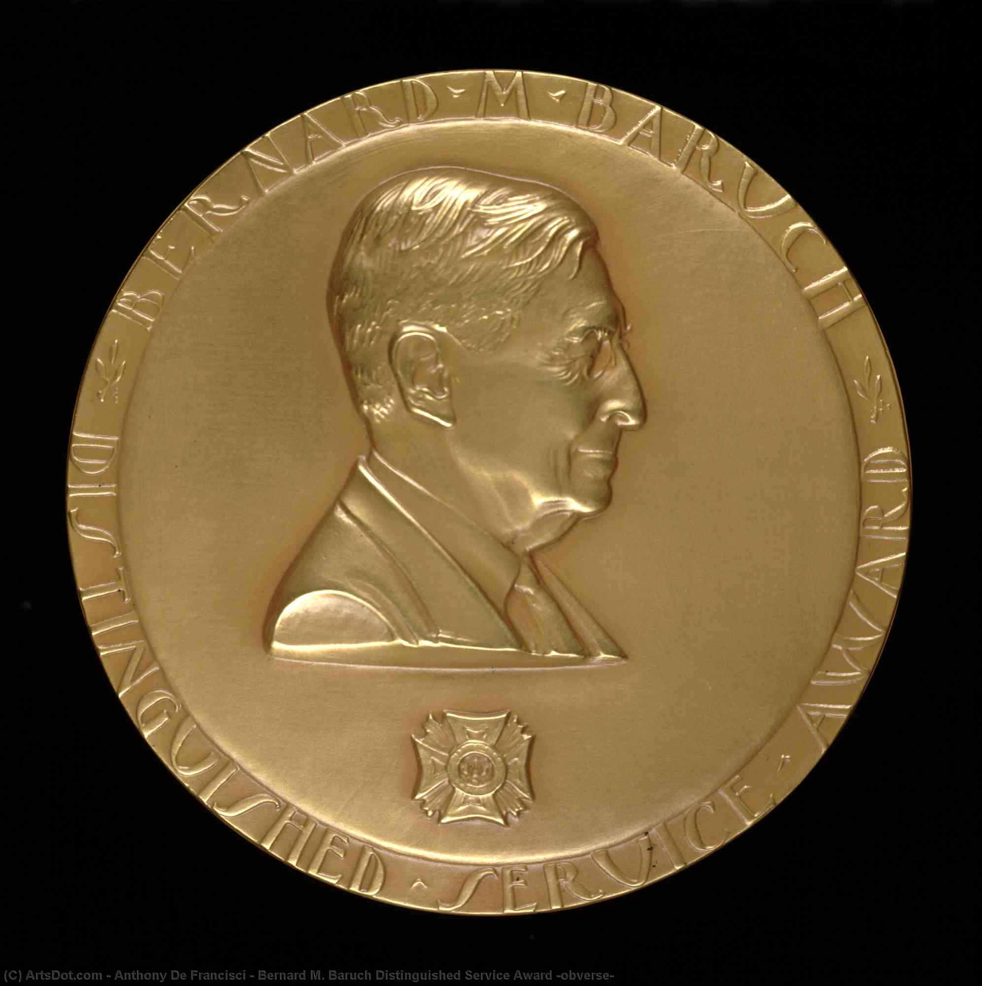 Bernard M. Baruch Distinguished Service Award (obverse) — アンソニー・デ・フランシシ