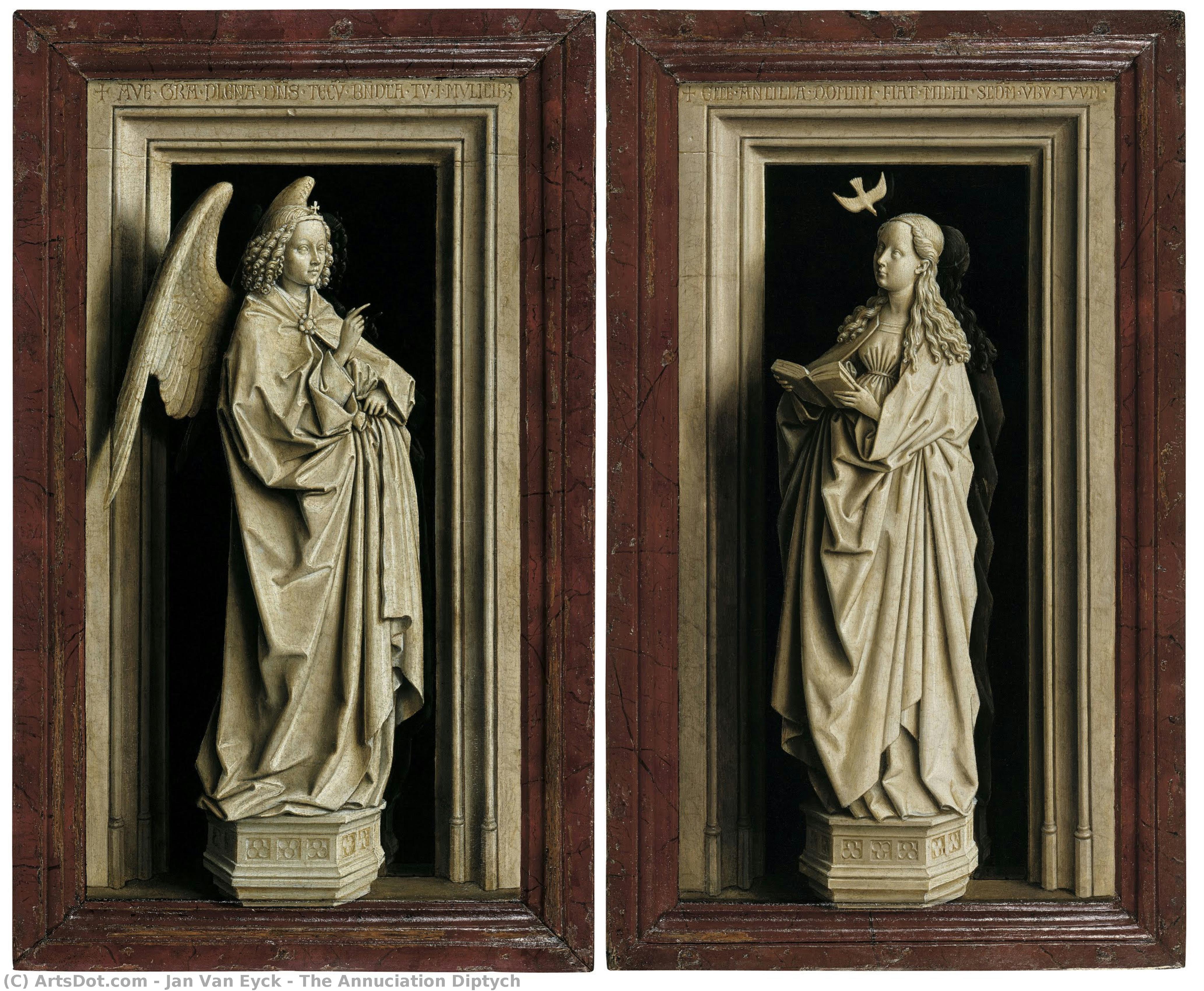 Die Annonciation Diptych — Jan Van Eyck