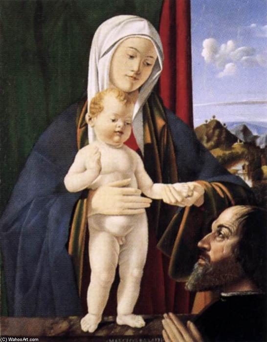 Madonna And Child With A Donor — Marco Basaiti