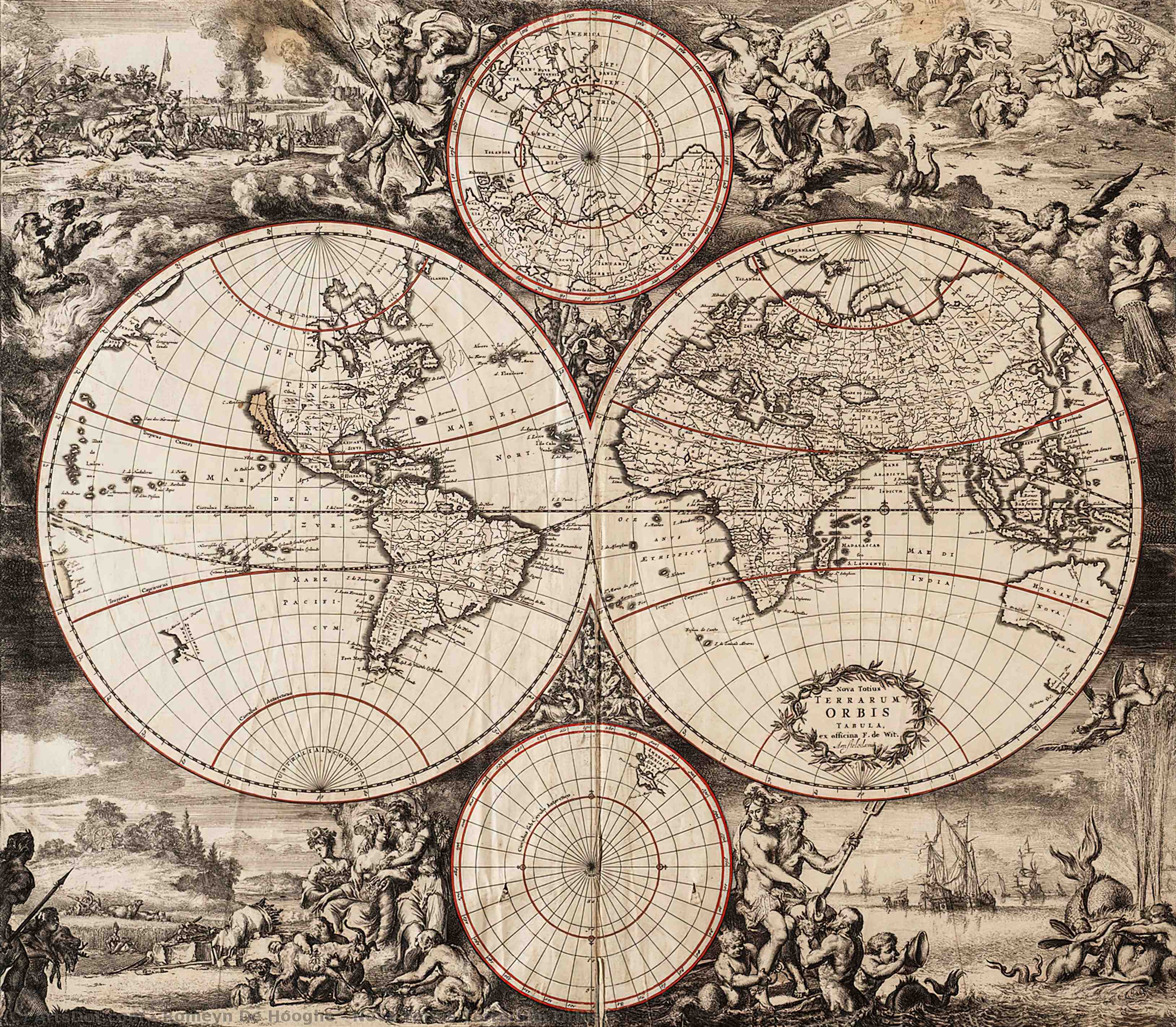 Nova Totius Terrarium Orbis — Romeyn De Hooghe