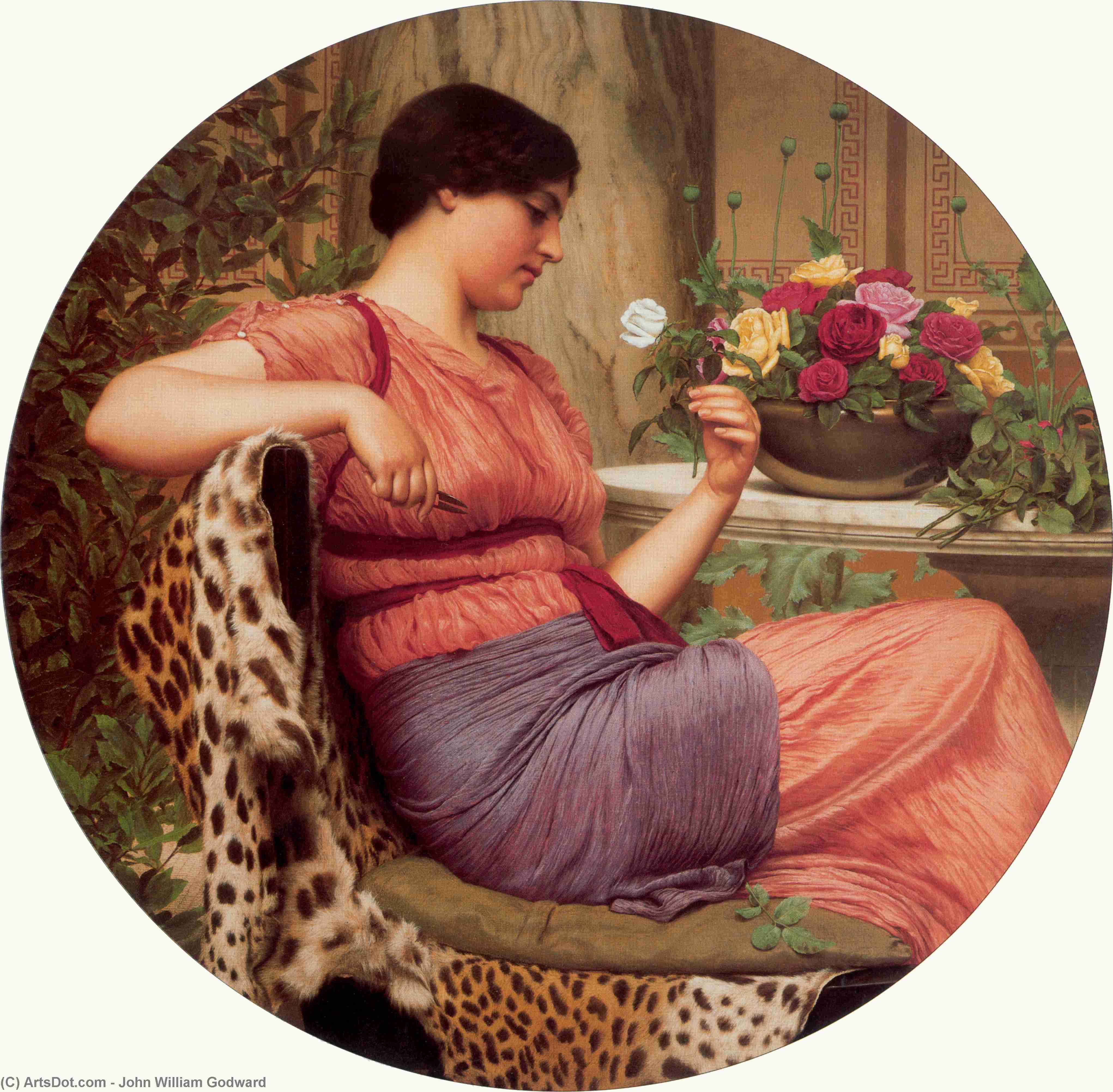 The Time Of Roses — R.b.a John William Godward