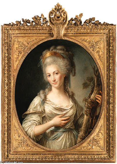 Portrait Of A Lady - — Antoine Vestier Avallon Paris