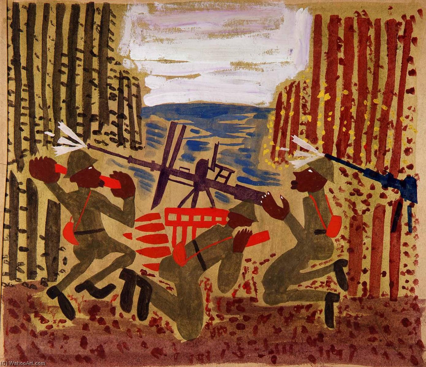 War Scene — Виљем Хенри Џонсон