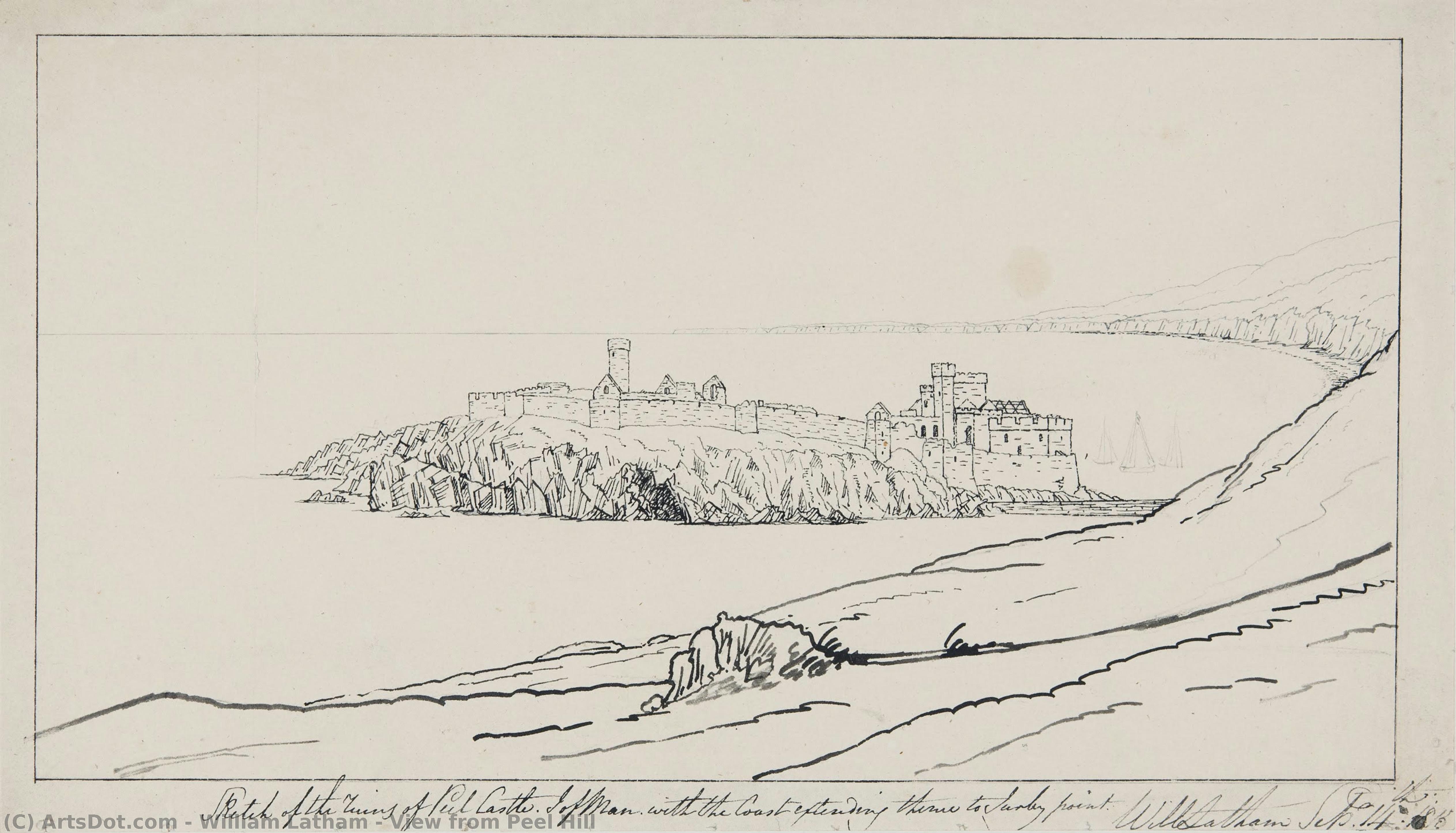 View From Peel Hill — Уильям Лэтэм