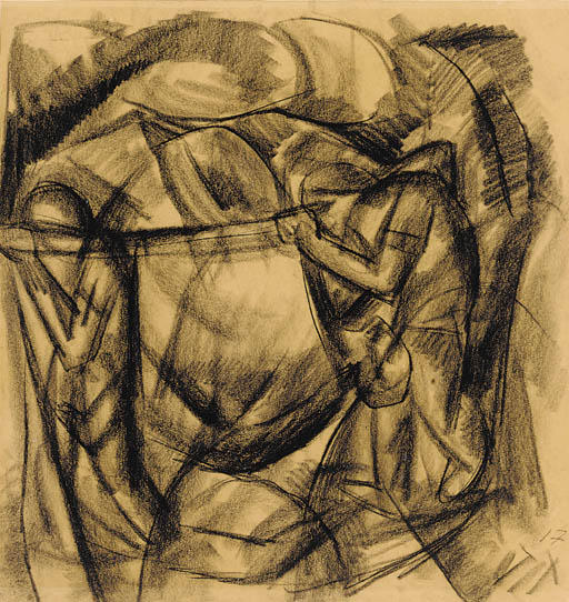 Carrying The Wounded — Otto Dix