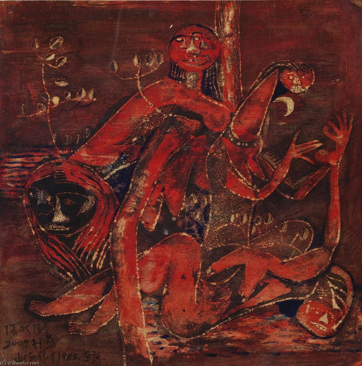 Peach Blossom Hill — Zhang Xiaogang