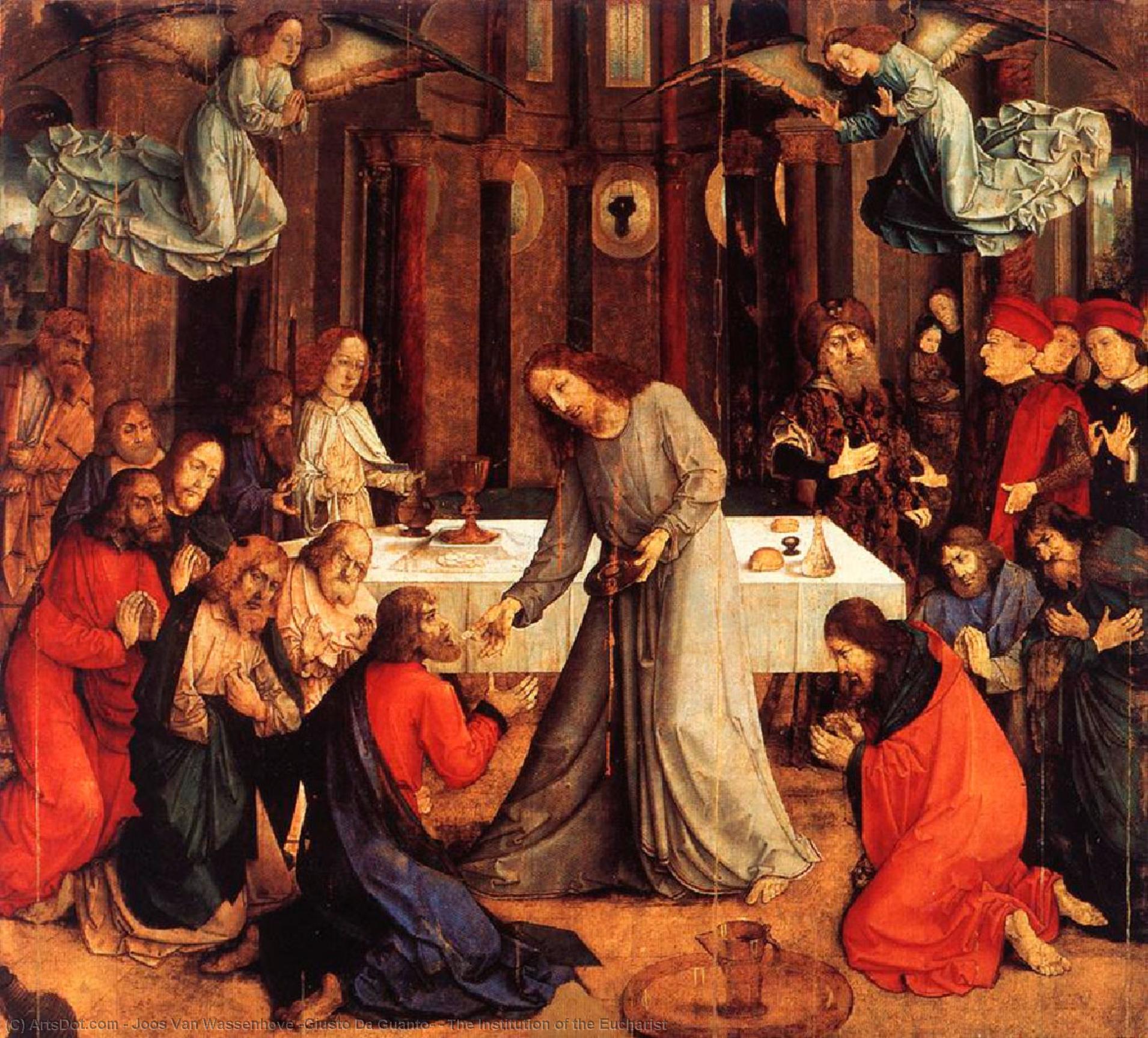 The Institution Of The Eucharist — Joos Van Wassenhove (giusto Da Guanto)