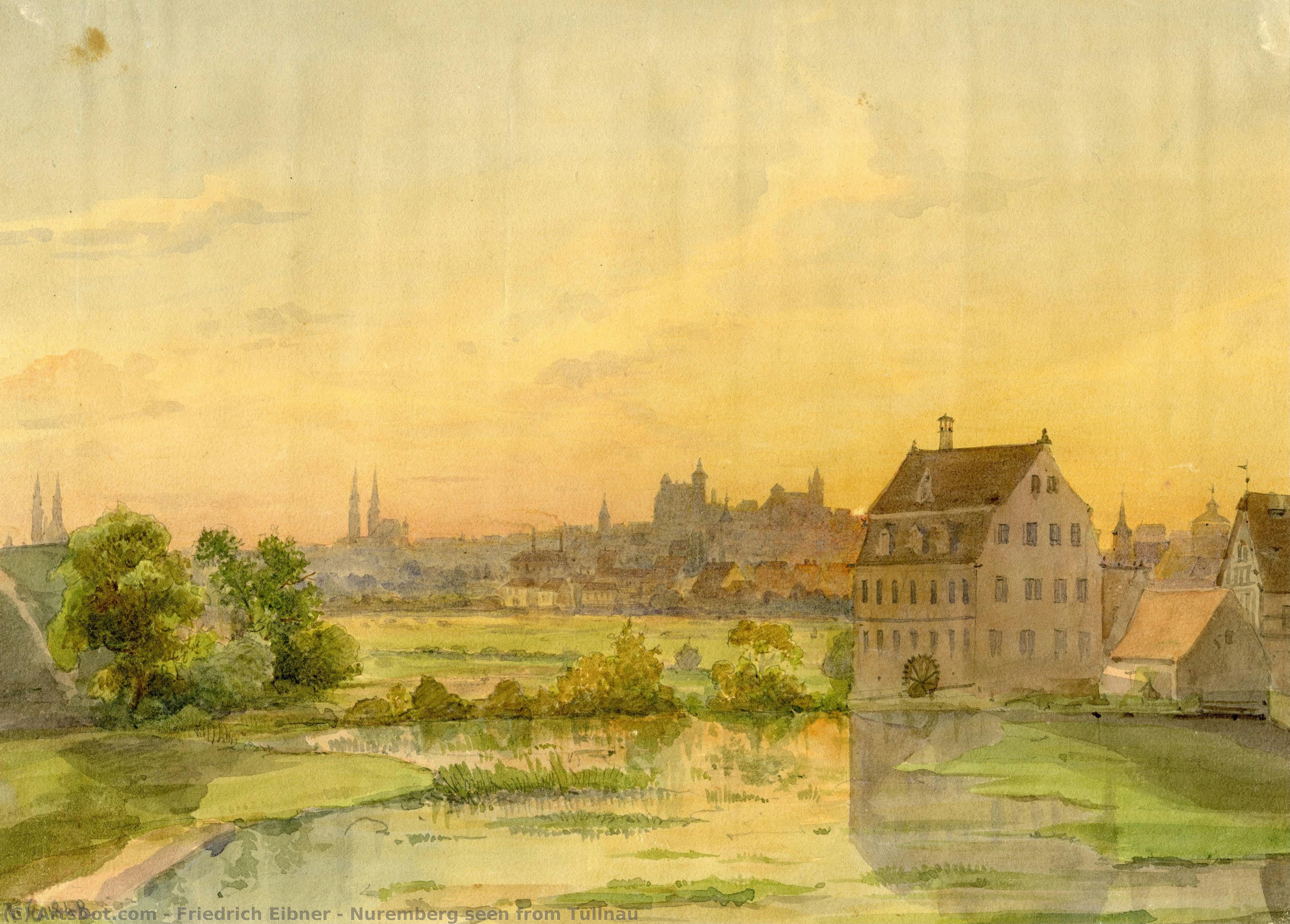 Nuremberg Seen From Tullnau — Friedrich Eibner