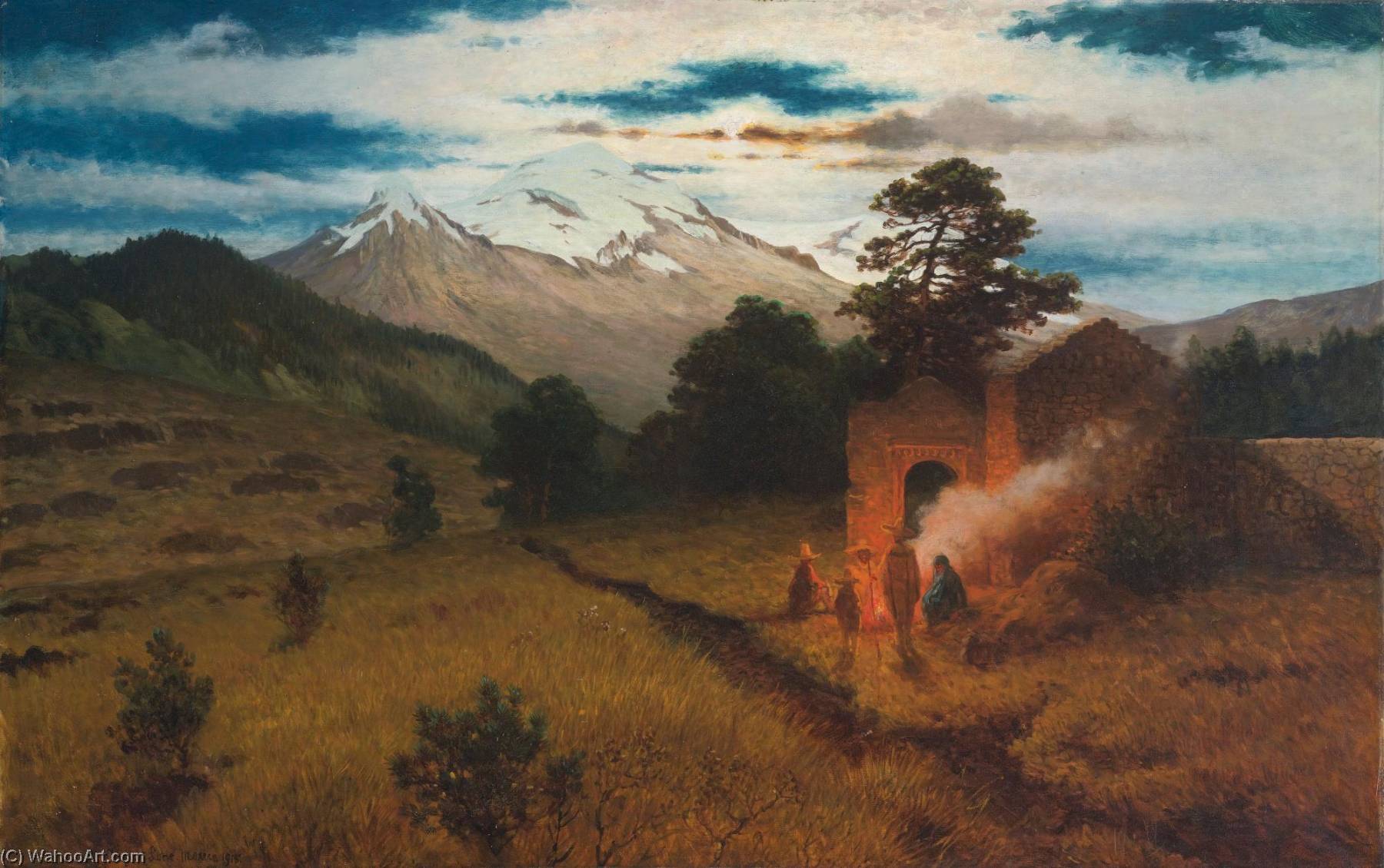 Landscape With The Iztaccihuatl In The Background — August Lohr