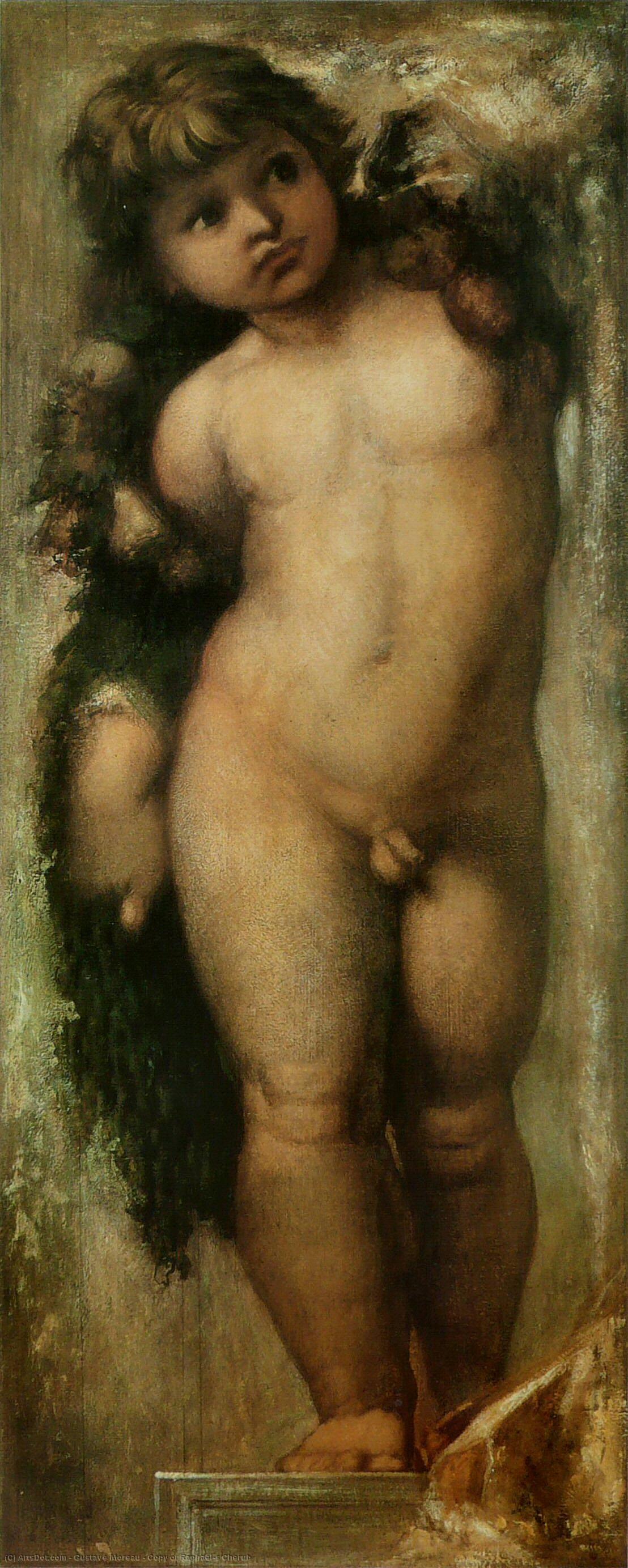 Copy Of Raphael's Cherub — Gustave Moreau