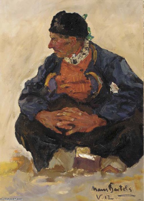 A Fisherman From Volendam — Hans Von Bartels
