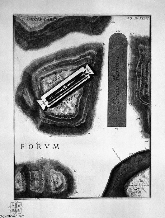 Location Of The Circus Maximus — Giovanni Battista Piranesi