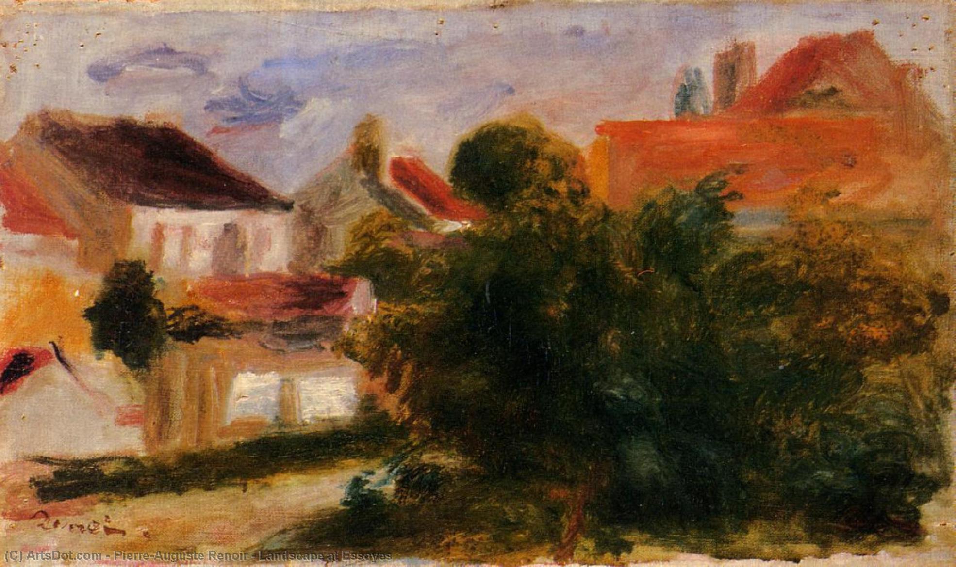 Paisaje En Essoyes — Pierre-auguste Renoir