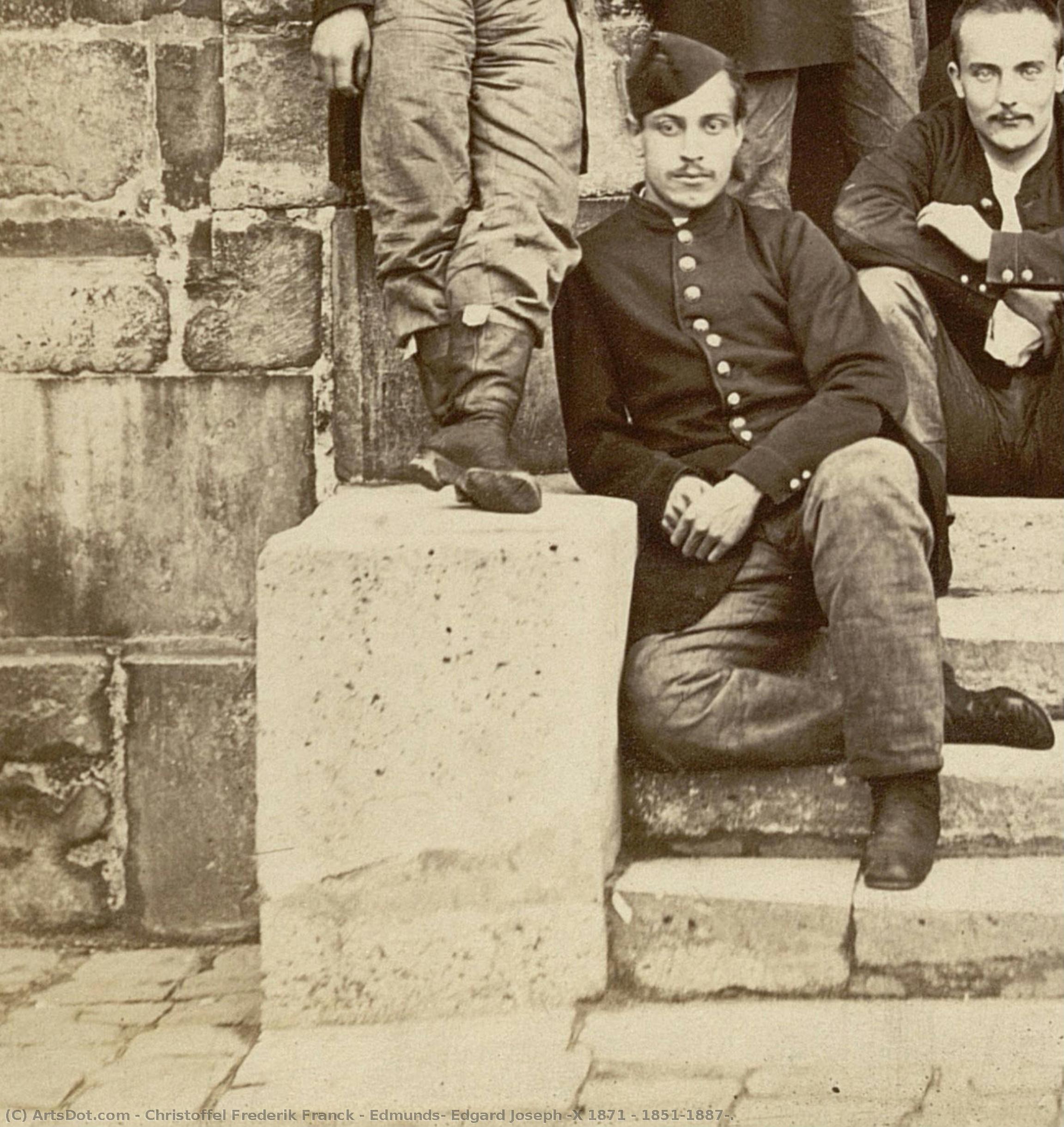 Edmunds, Edgard Joseph (x 1871 ; 1851-1887). — Christoffel Frederik Franck