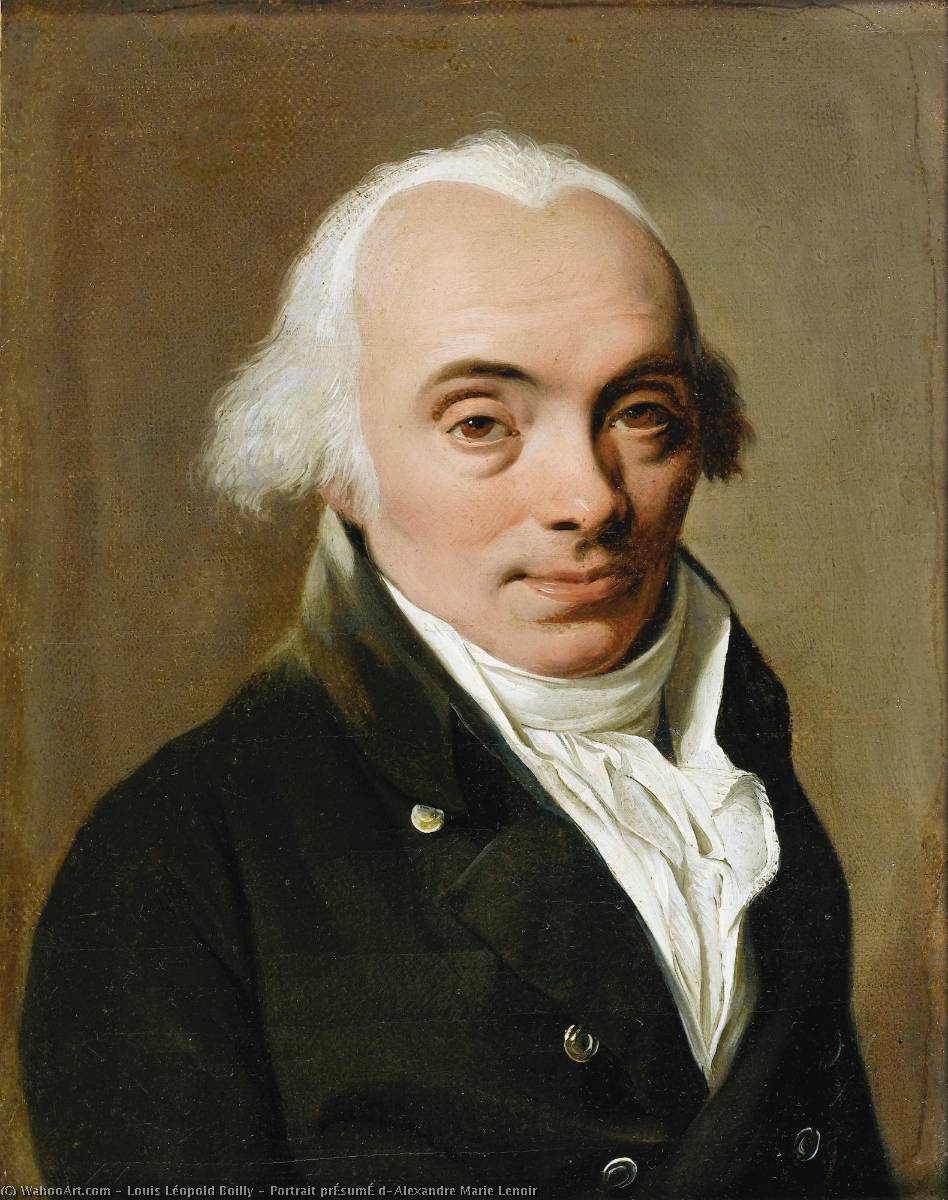 Portrait Présumé D'alexandre Marie Lenoir — Louis Léopold Boilly