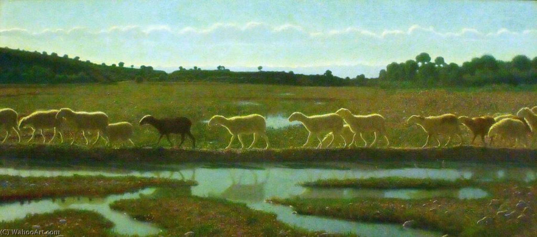 The Mirror Of Life That Which The First One Does, The Others Follow — Giuseppe Pellizza Da Volpedo