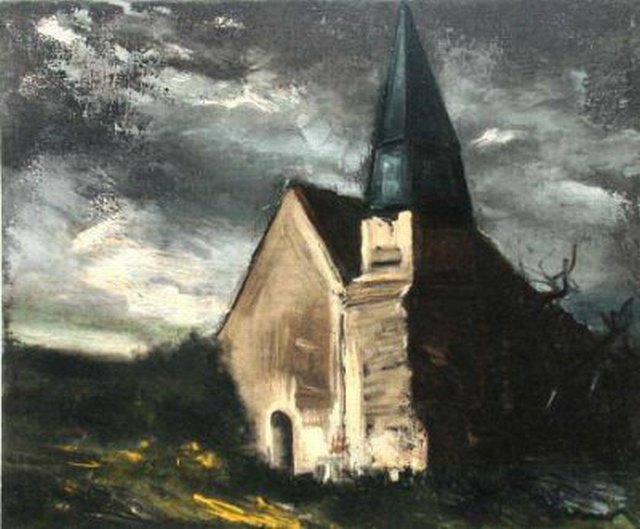 The Church Of Saint Lubin — モーリス・ド・ヴラマンカン